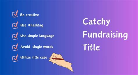 fundraiser title generator.